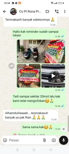 Testimonial Papan Bunga ciumbuleuit